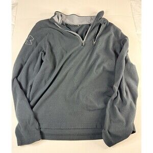 Under Armour Pullover Mens Large Black Loose 3/4 Zip